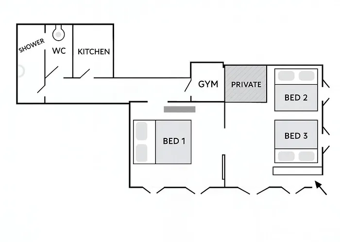 Spacious 70sqm Sleeps 6 Free Parking