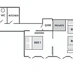 Spacious 70sqm Sleeps 6 Free Parking